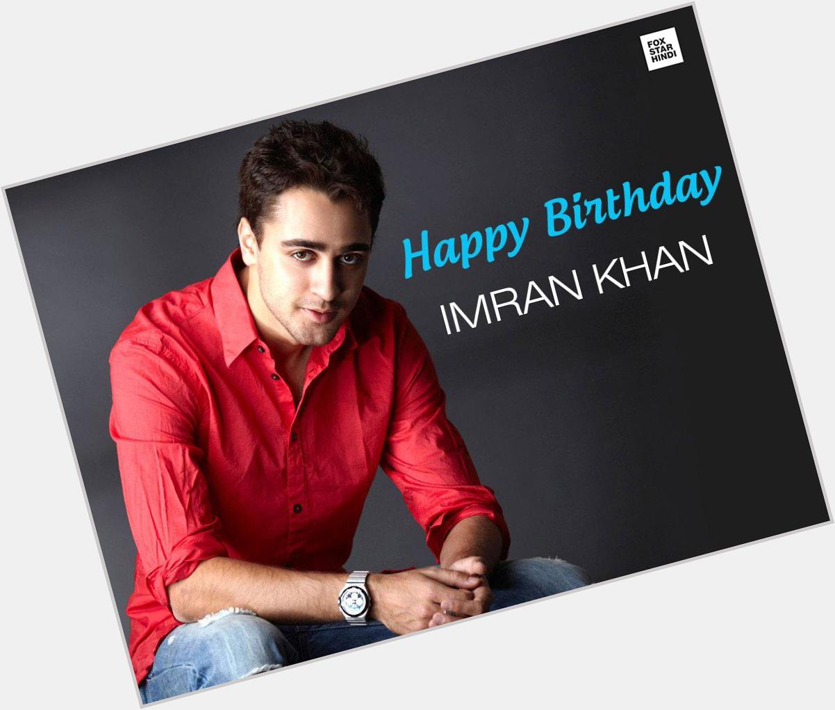 Wishing a very Happy Birthday to the charming, Imran Khan.
Which is your favourite movie of him? 