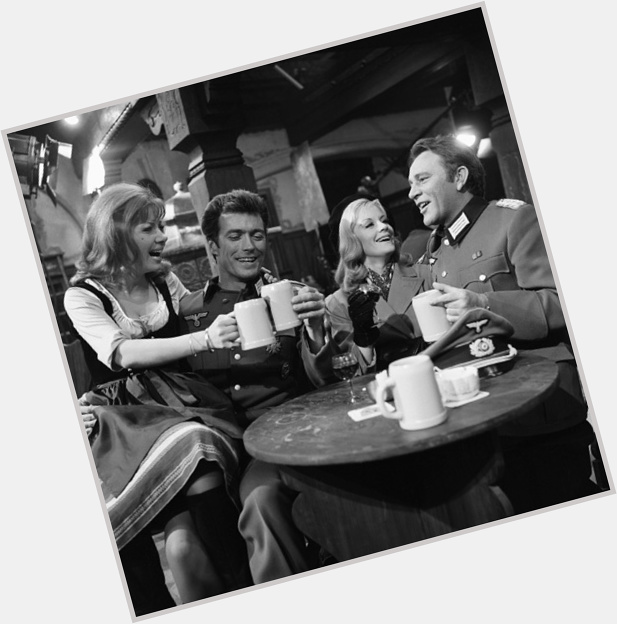  Happy Birthday to the late Ingrid Pitt seen below enjoying a stein with Clint, Mary, and Richard. 