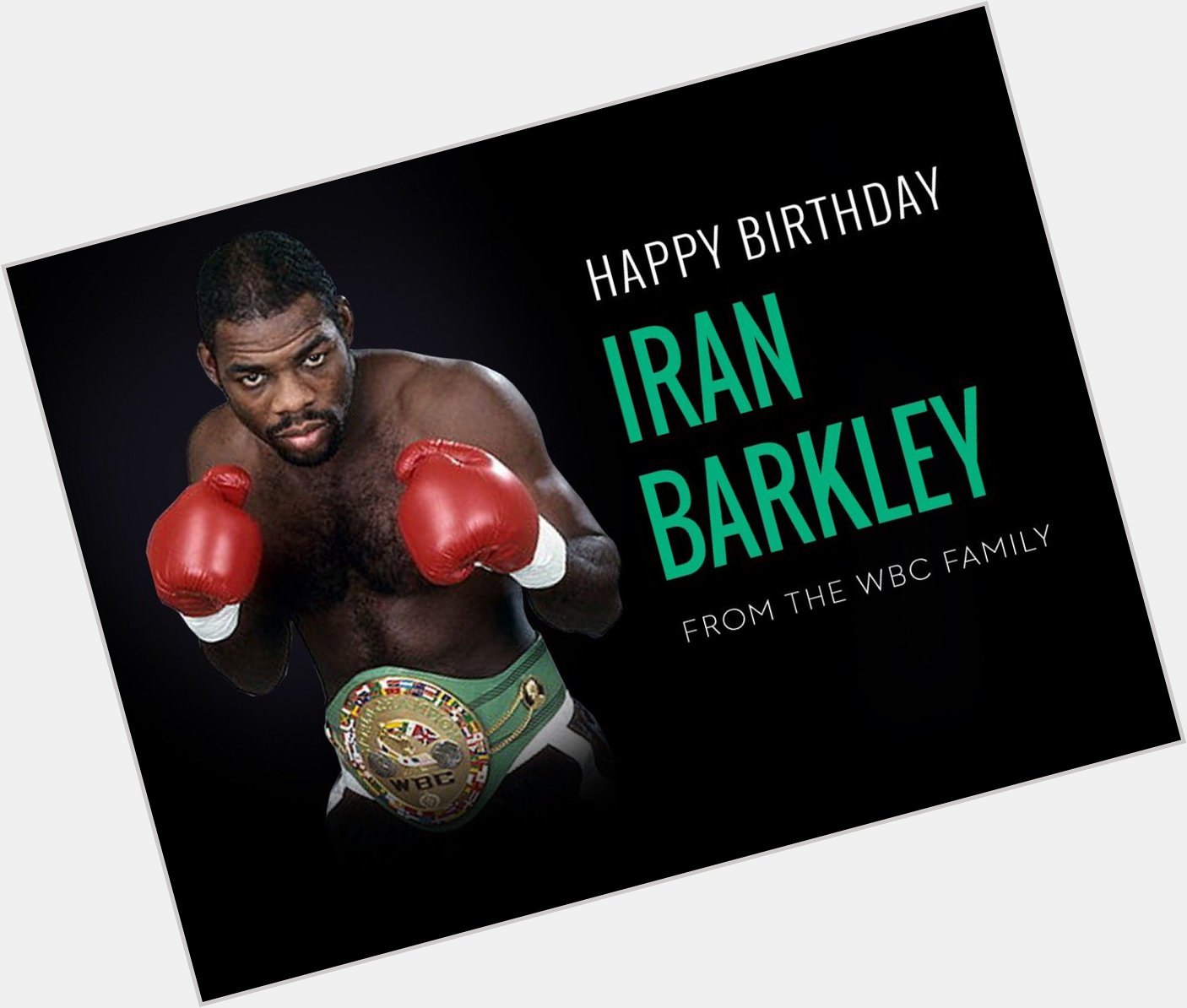 Happy birthday to our dear champion Iran Barkley 