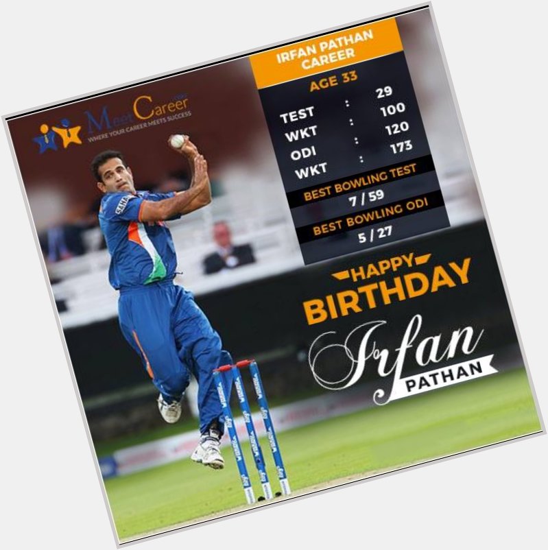 Happy Birthday Irfan Pathan! 