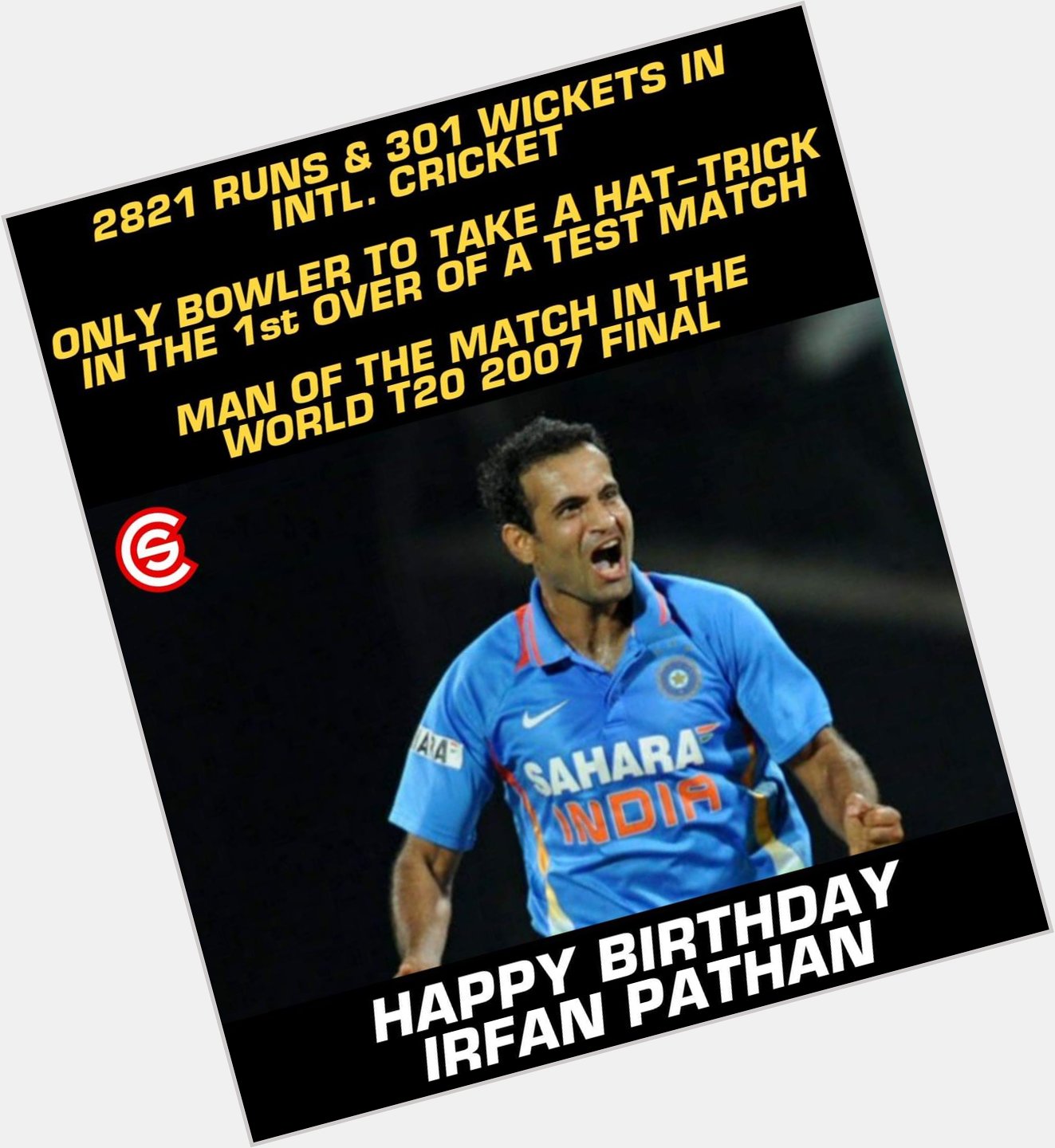 Happy Birthday Irfan Pathan!! 