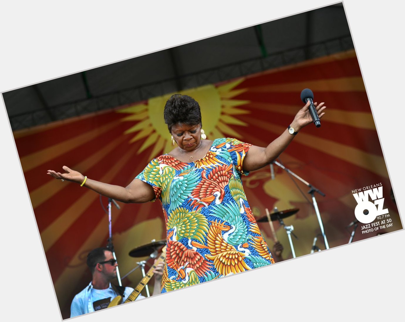 Happy birthday to Irma Thomas! Here she is onstage at in 2014. Photo by Leon Morris. 