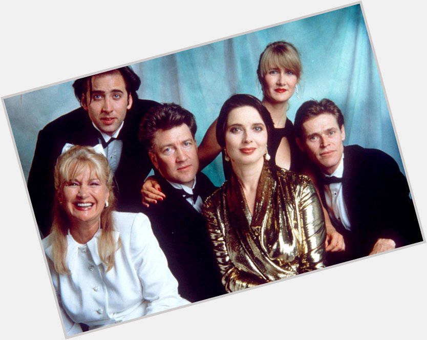 Happy birthday Isabella Rossellini, seen here with David Lynch and the cast of Wild at Heart! 