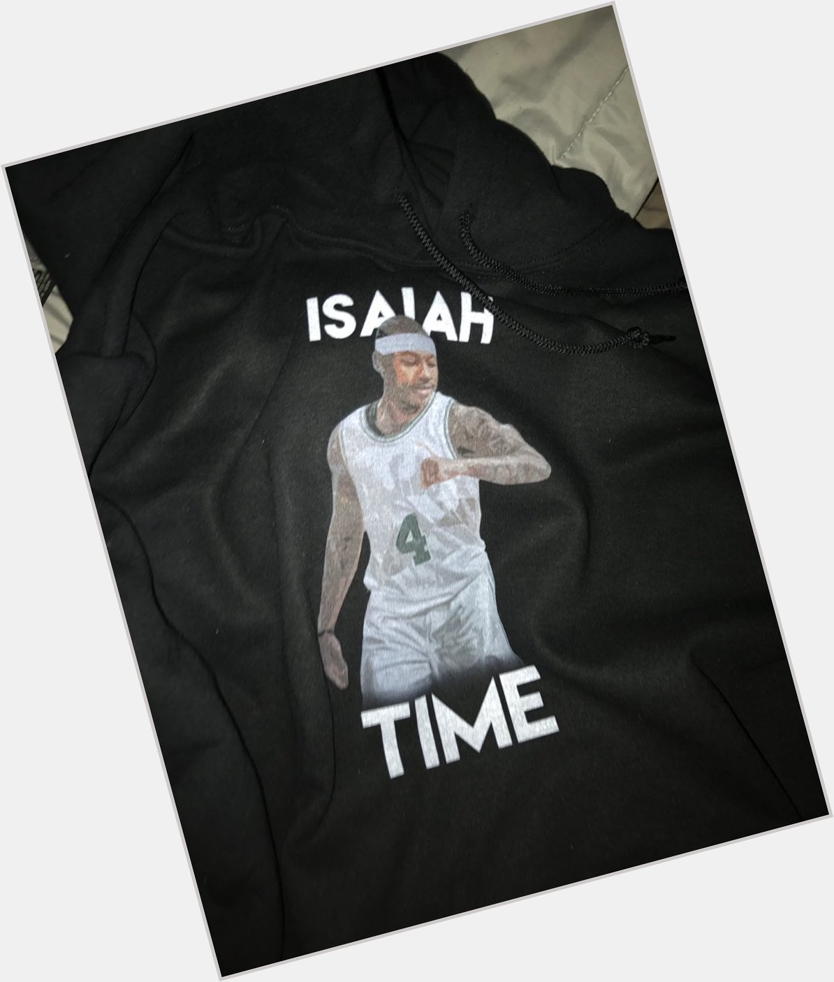 Had to cop the I.T. time sweater! Happy birthday to a Celtic great keep leadin us    