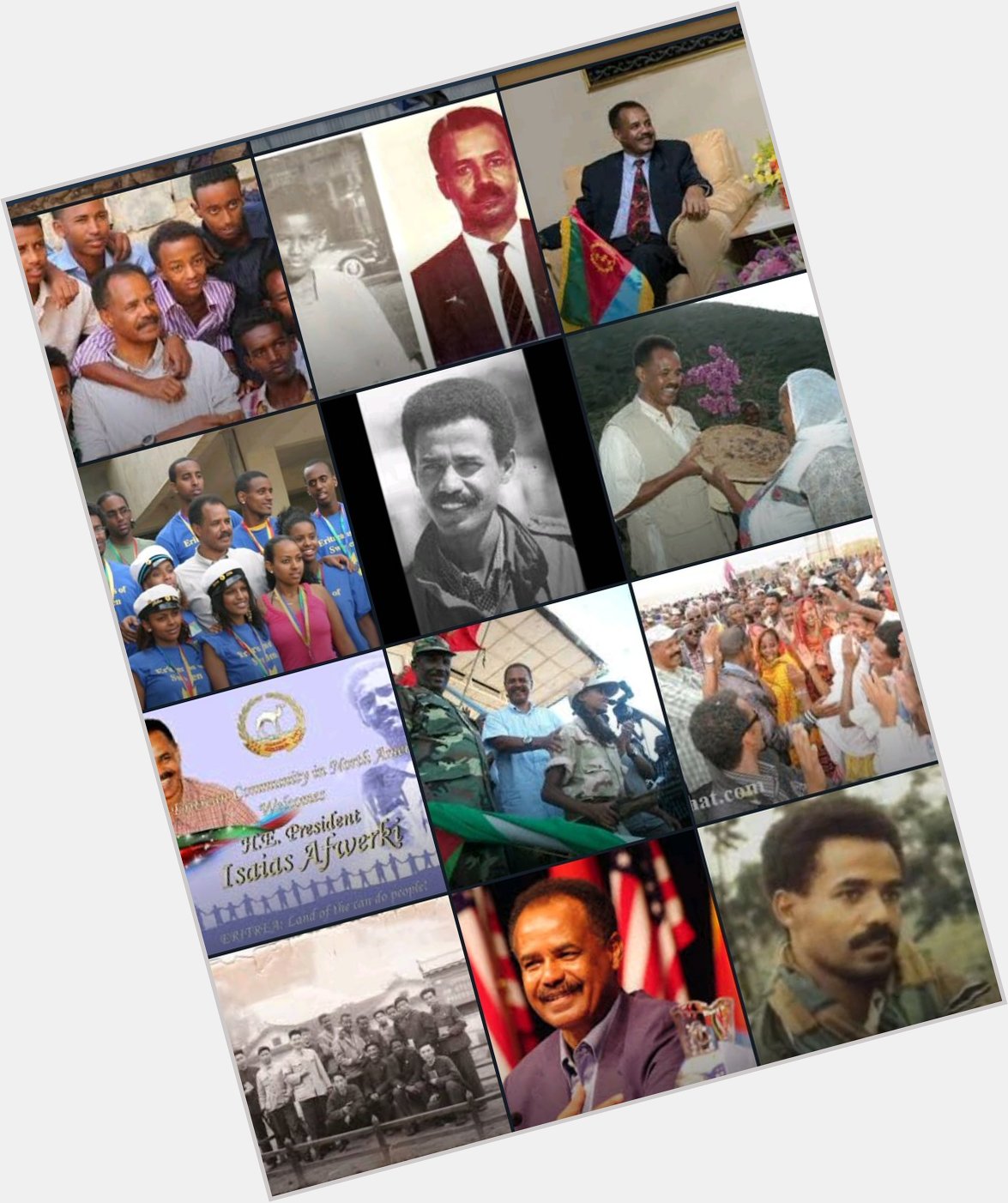 Happy 72nd Birthday to President Isaias Afwerki of       