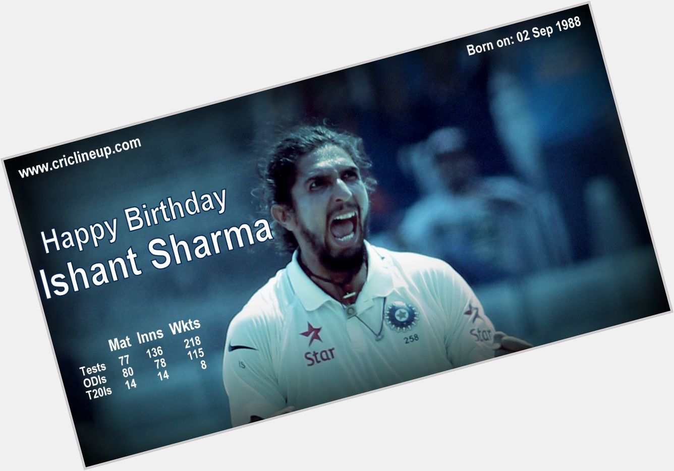 Happy Birthday Ishant Sharma 