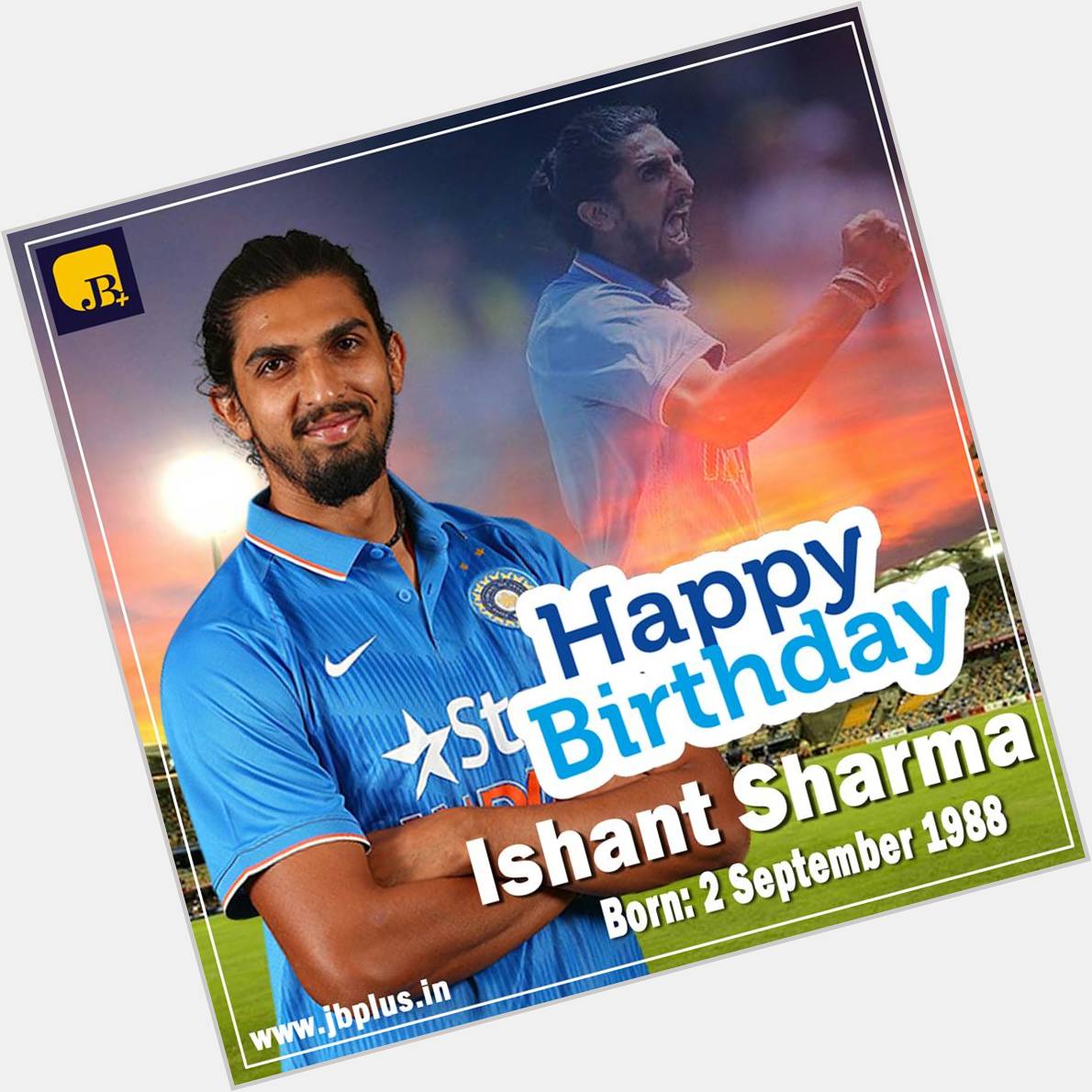 Wish you very very Happy . Birthday  Ishant Sharma 