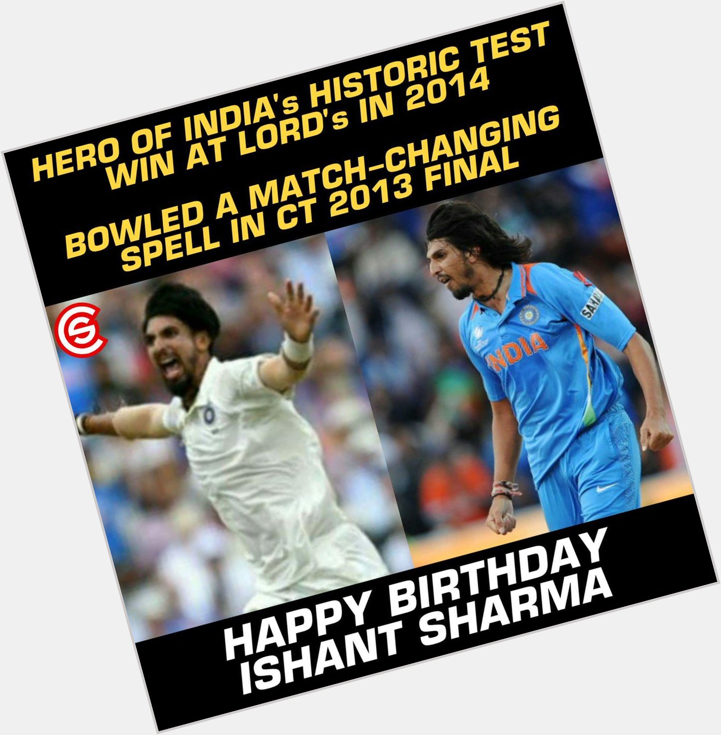 Happy Birthday, Ishant Sharma!! 