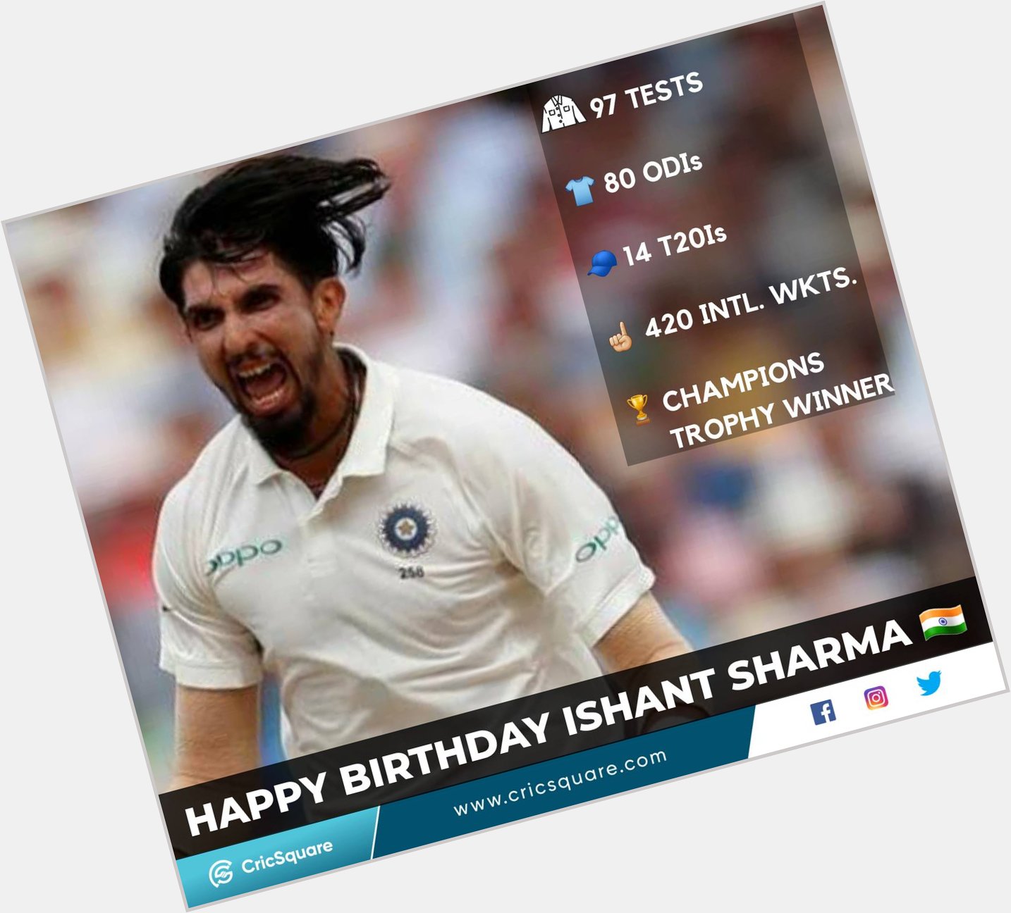 Happy Birthday, Ishant Sharma 