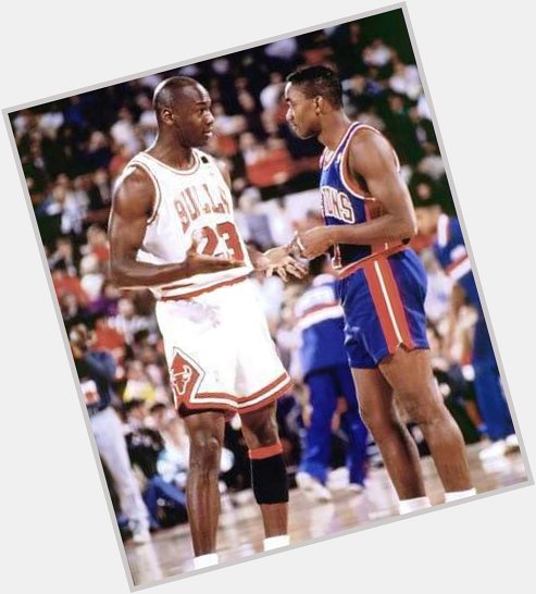 Michael Jordan & Isiah Thomas | 1991 | Happy Birthday to Isiah Thomas! 