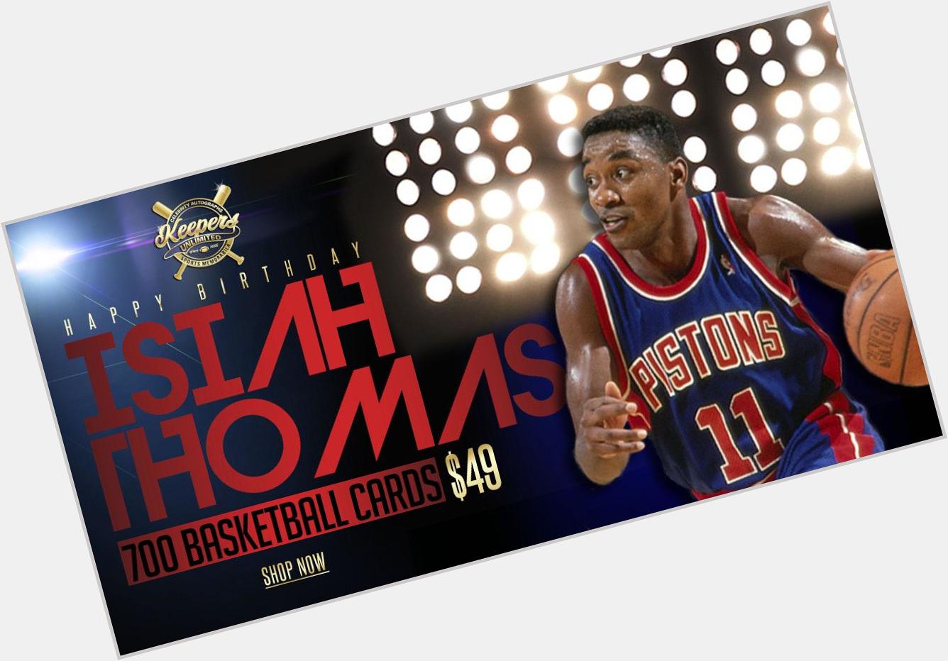 HAPPY BIRTHDAY TO ISIAH THOMAS! Get 700 Basketball Cards for $49. Two Days Only! 
