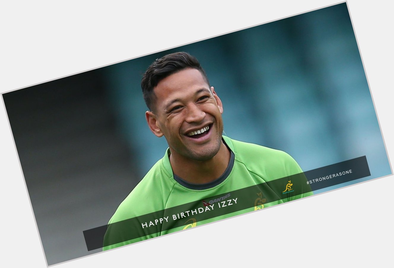 Happy birthday to Wallaby 867, Israel Folau! 