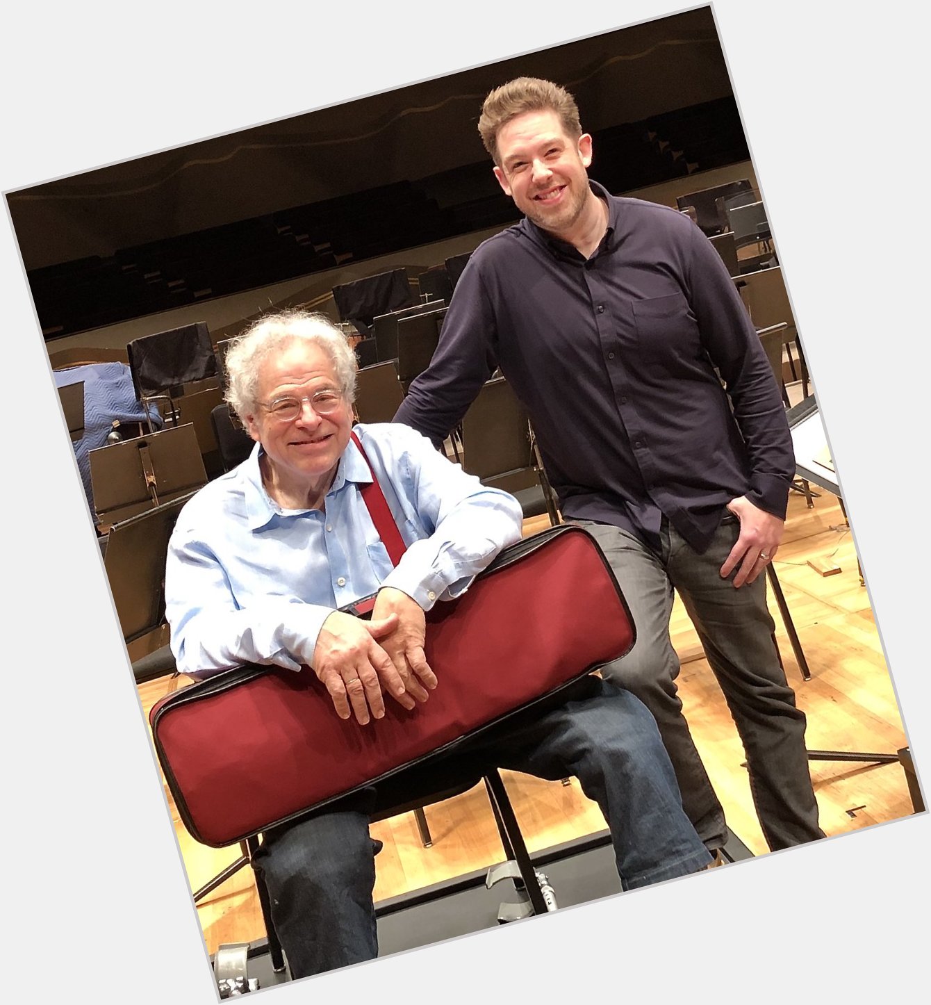 Wishing the iconic Itzhak Perlman a very happy 75th birthday today!   