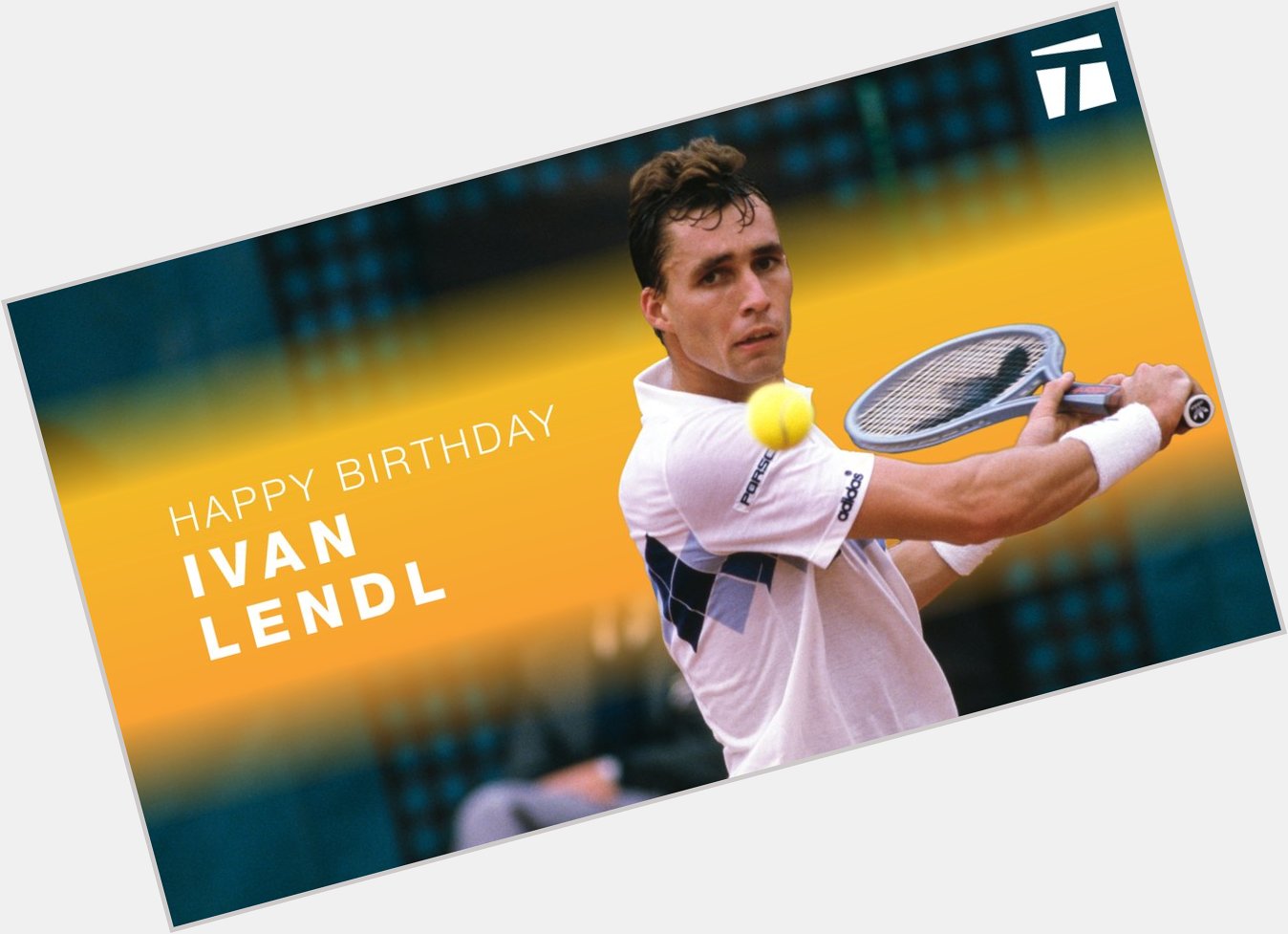 Happy birthday to former No. 1, 8-time major champion, and Hall of Famer Ivan Lendl. 