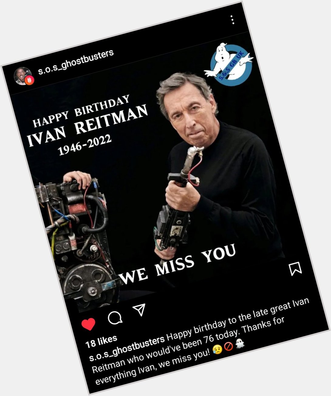Happy Birthday Ivan Reitman  