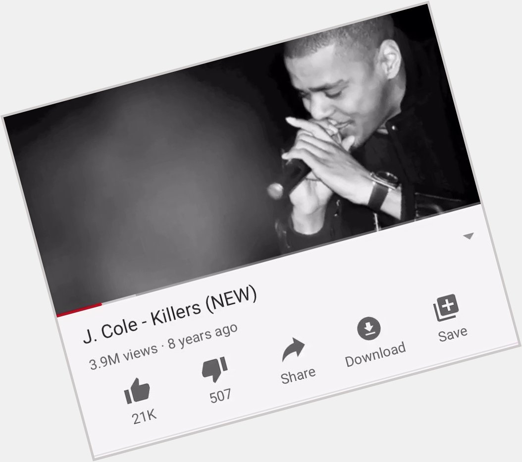 Happy birthday to J Cole    This is the song that made me become a fan of cole. What was yours ? 
