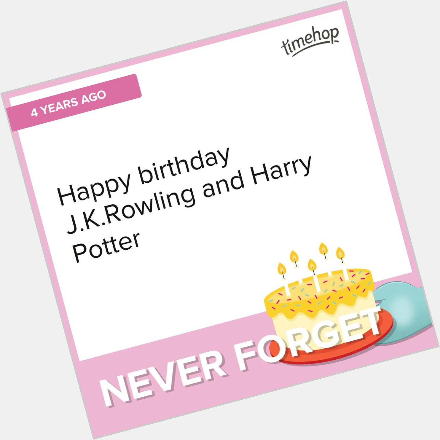 Happy Birthday J.K.Rowling and Harry Potter  