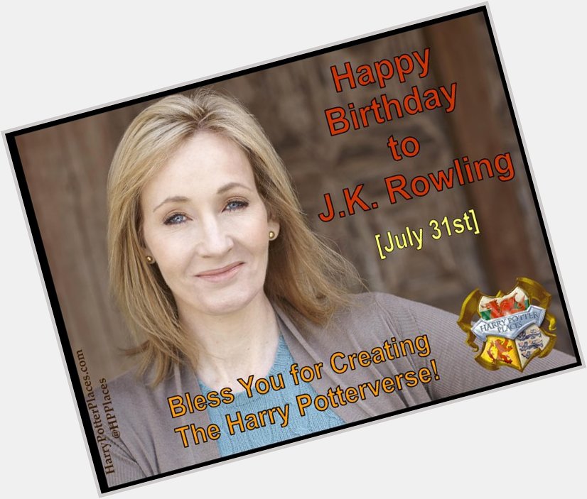 Happy Birthday to J.K. Rowling 