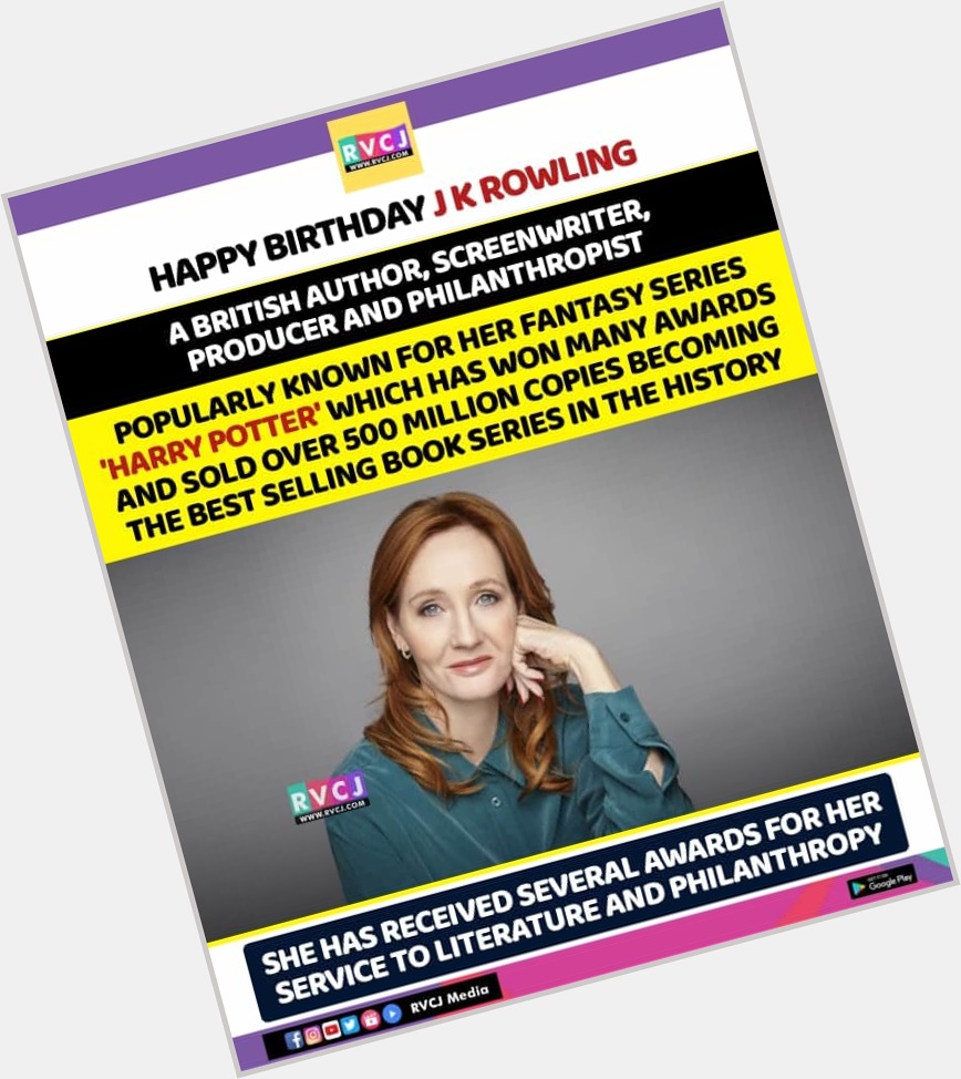 Happy Birthday J.K Rowling!       