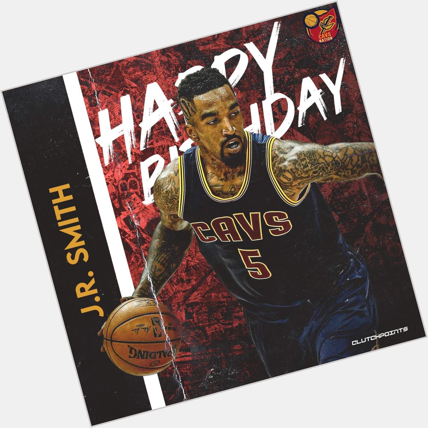 Join Cavs Nation in greeting 2013 Sixth Man of the Year and 2x NBA Champ, J.R. Smith, with a happy 36th birthday!  