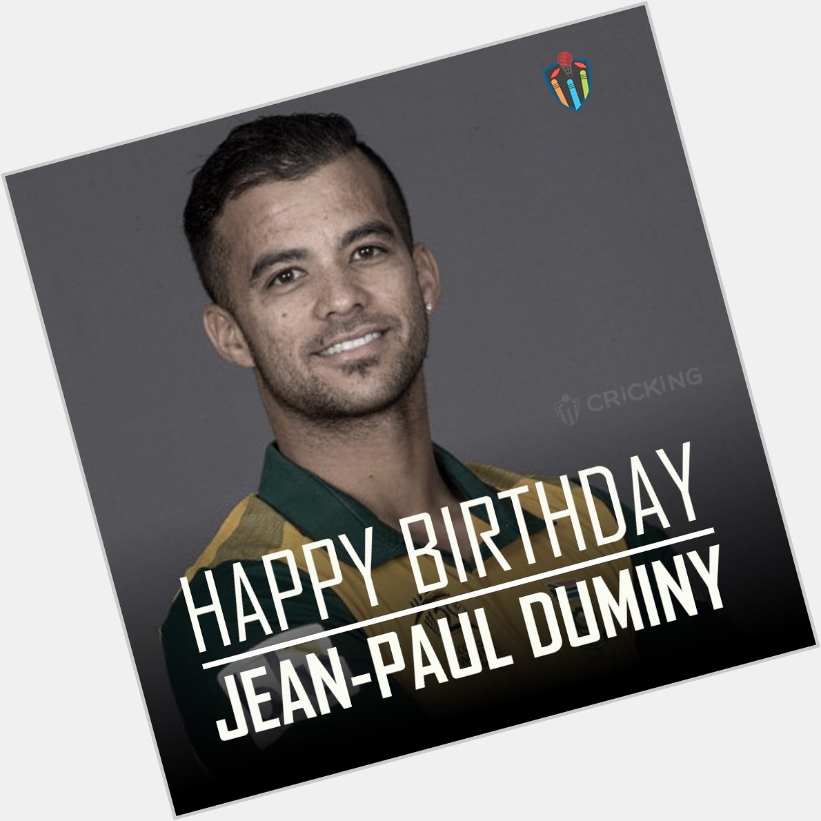 Happy Birthday JP Duminy. The South African cricketer turns 33 today. 