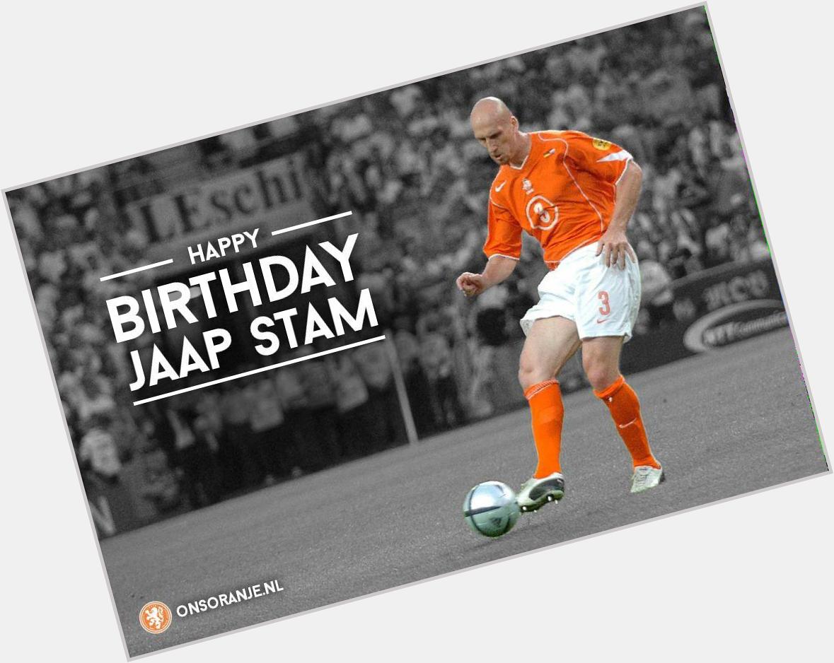 Happy Birthday to Jaap Stam, even if he played for Man United          
