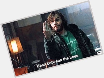 Today s film quote

See gif

School of rock

Theo & I are wishing Jack black a very happy birthday 