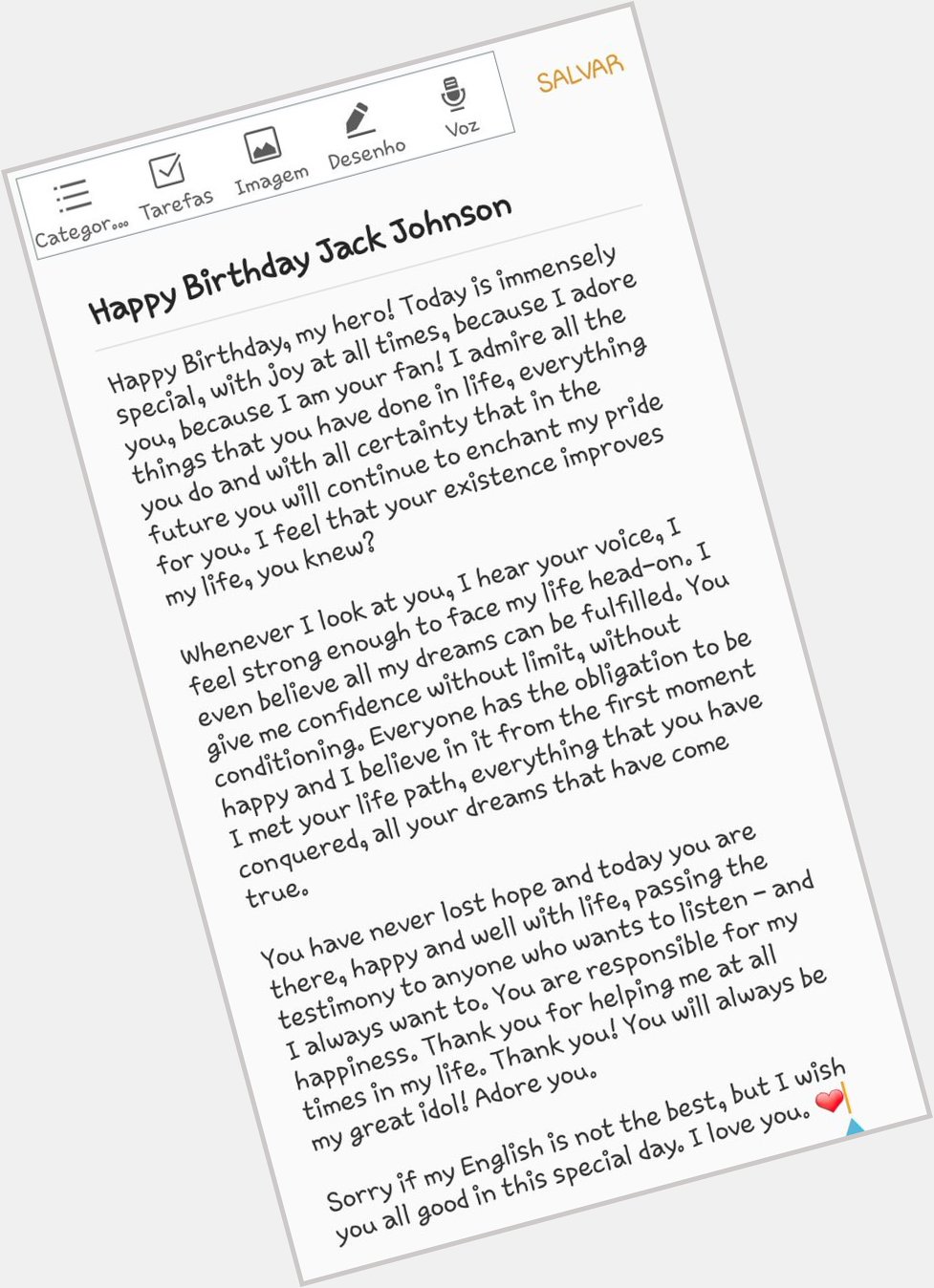 Happy Birthday Jack Edward Johnson, I love U very Much 