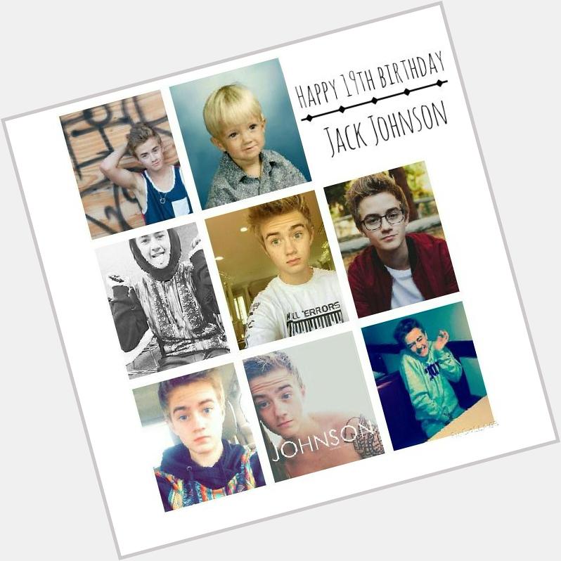 He was born on March 24, 1996, the put as name  Jack Edward Johnson.
Happy Birthday to my baby    