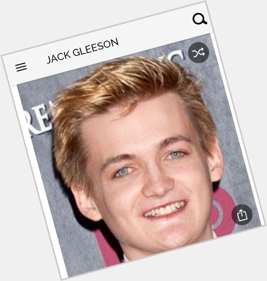 Happy birthday to this great actor.  Happy birthday to Jack Gleeson 