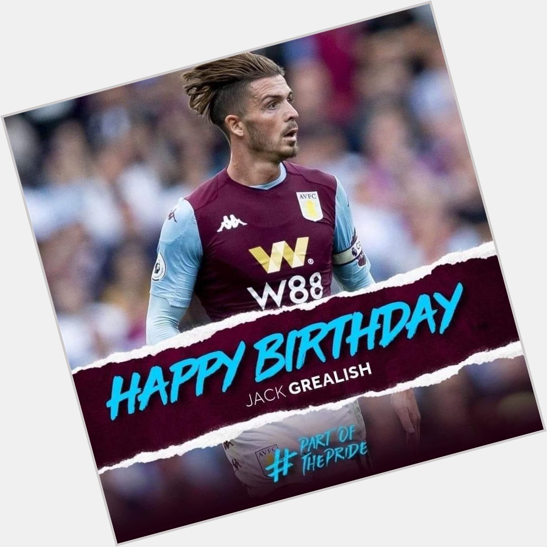    Happy 25th birthday to our captain & one of our own Jack Grealish.       