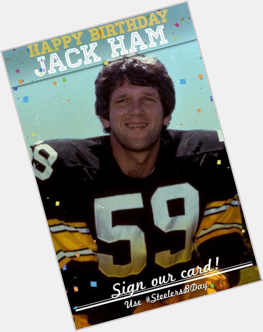 Happy birthday Jack Ham    