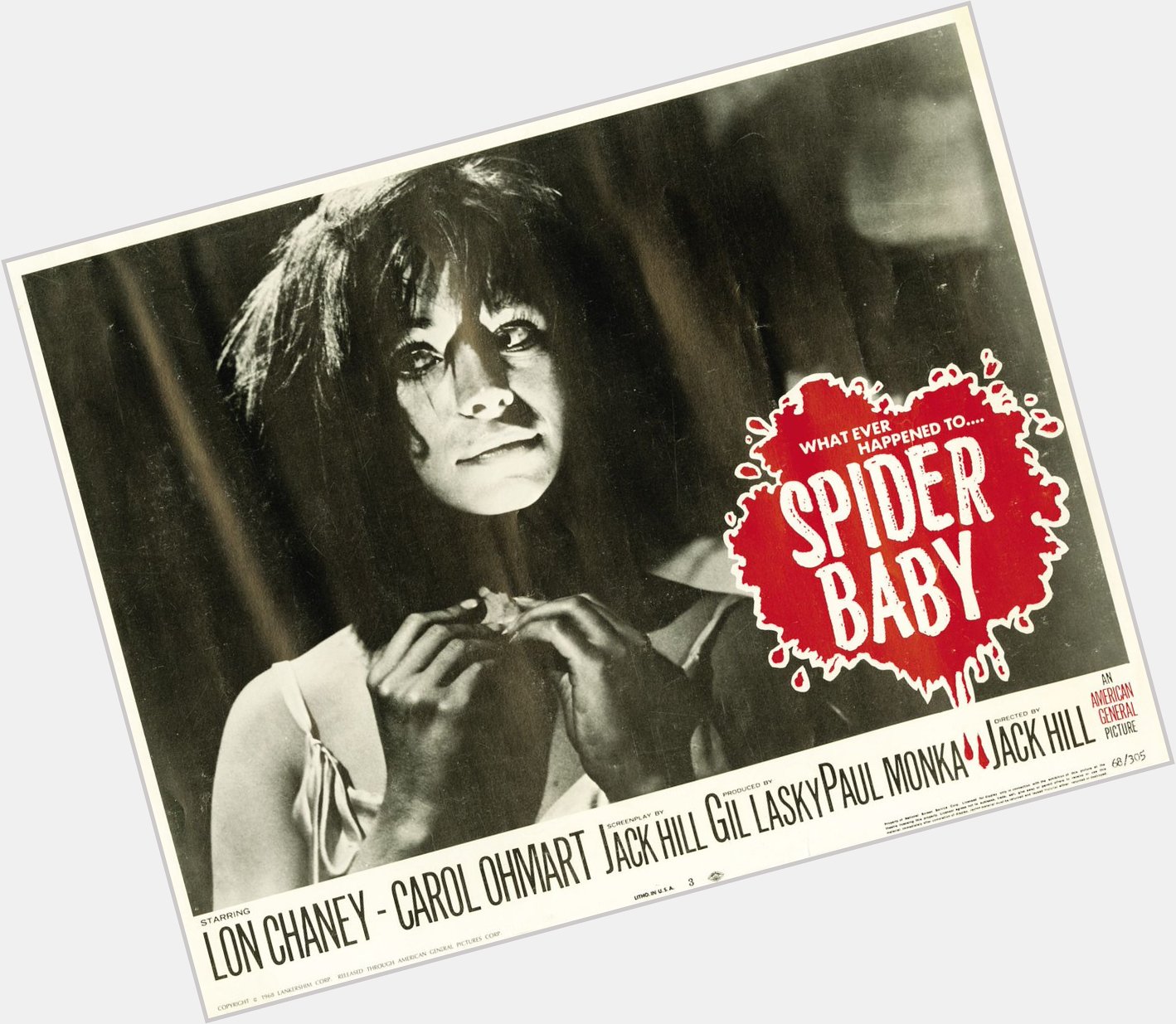  Spider Baby or, The Maddest Story Ever Told    Jack Hill Happy Birthday January 28 1933 