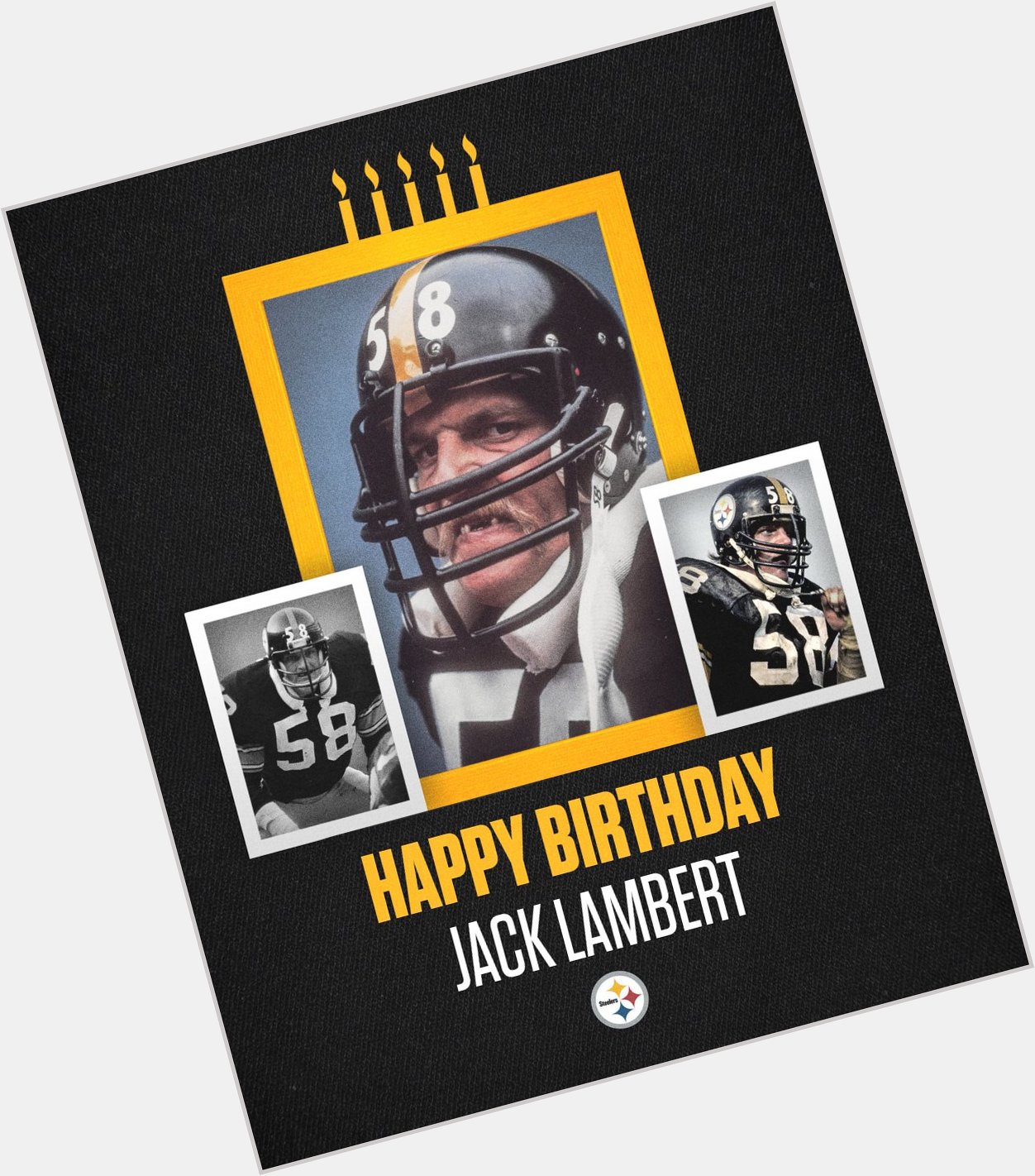 Happy Birthday to the great Jack Lambert.   