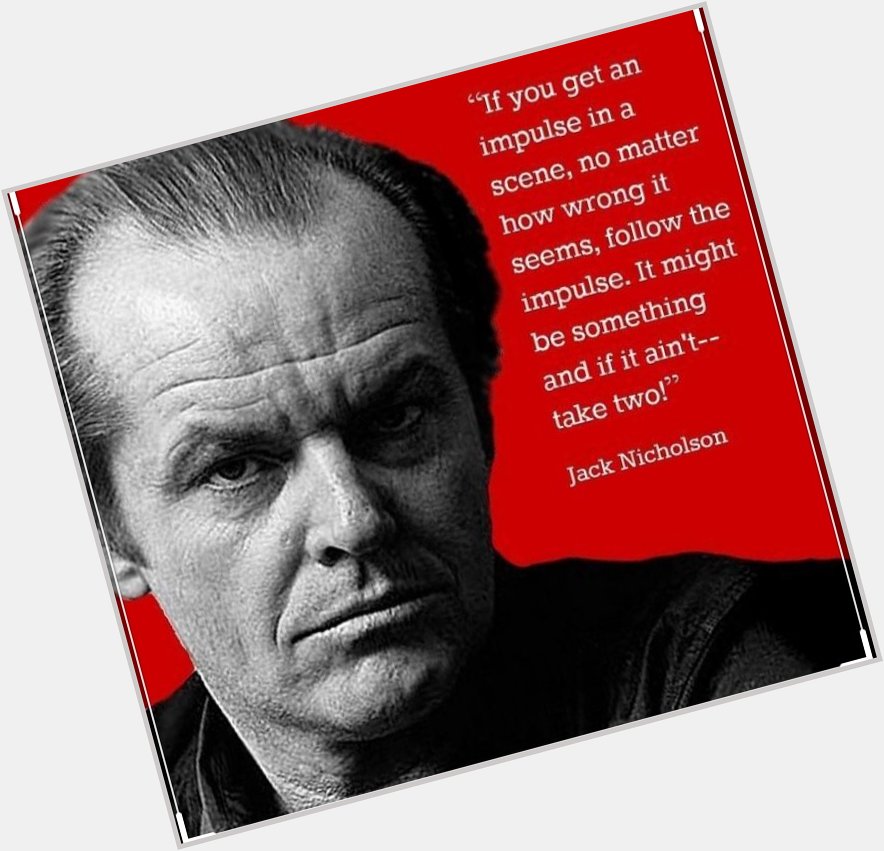 Happy 83rd birthday to one of my all time favourite actors ever, Jack Nicholson you are amazing   