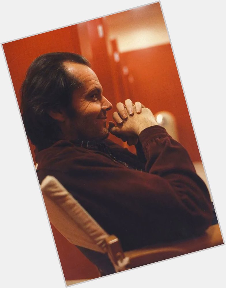 A very happy 85th birthday to Jack Nicholson. Pictured here on the set of The Shining, 1979. 