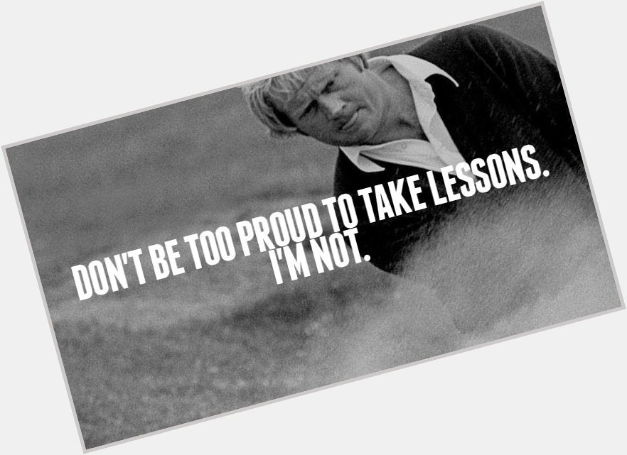 Happy birthday to the legend that is Jack Nicklaus 