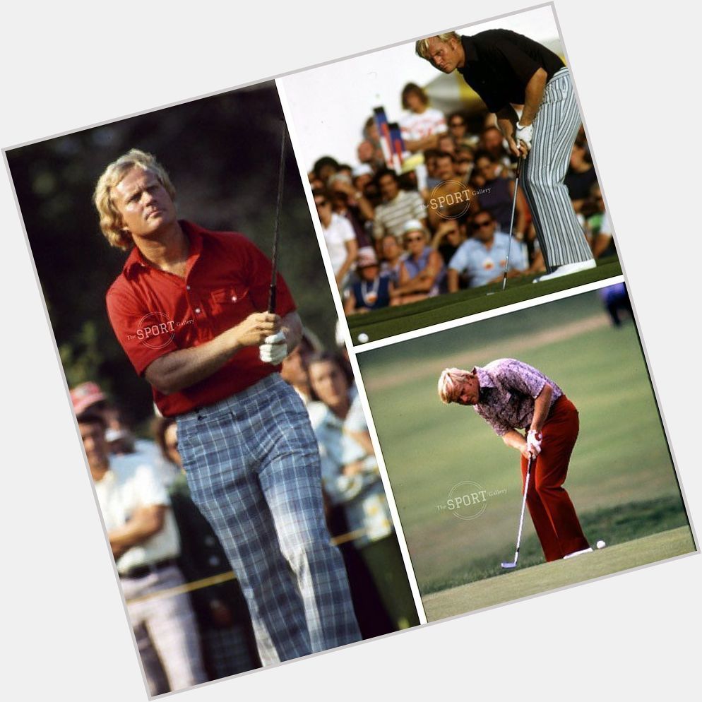 A legendary golfer with legendary slacks. Happy Birthday to the Golden Bear, Jack Nicklaus 