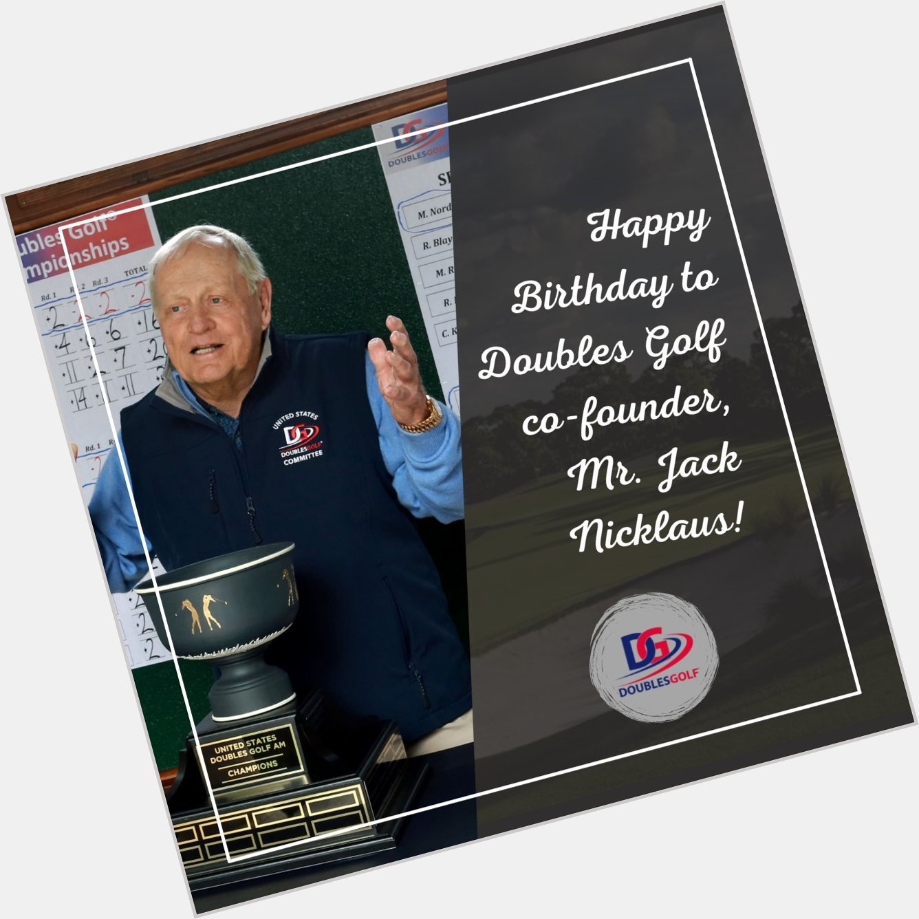 Wishing a Happy Birthday to Mr. Jack Nicklaus 
