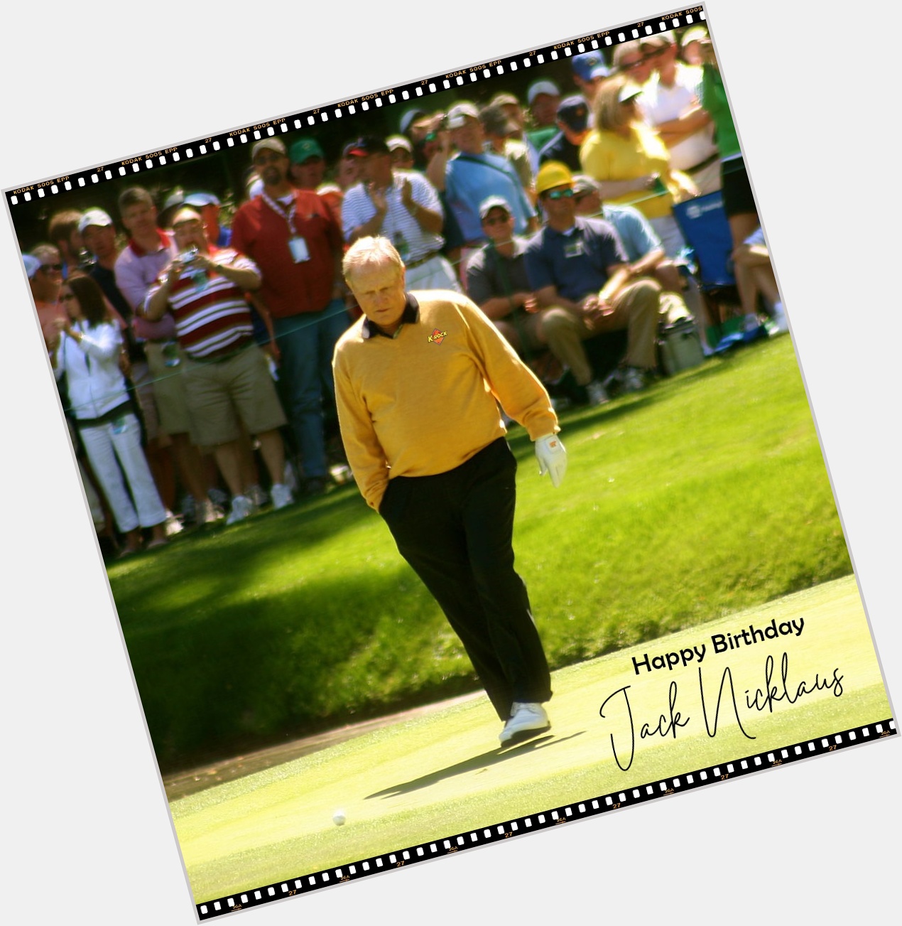 Happy Birthday Jack Nicklaus. The greatest golfer of all time?? What do you say? -   