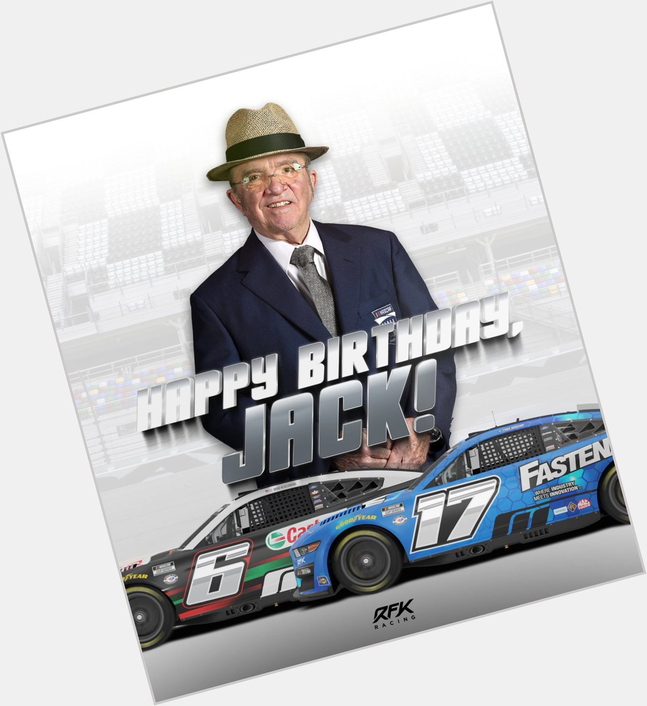 Celebrating the man who established our team and our legacy. 

Happy Birthday, Jack Roush! 