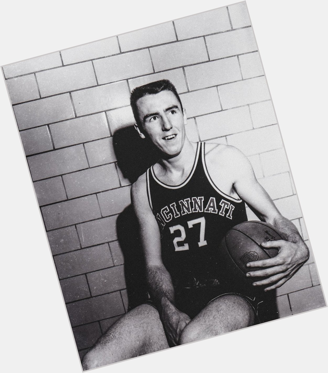 Happy birthday to one of three men\s basketball players to have his number retired, Jack Twyman. 