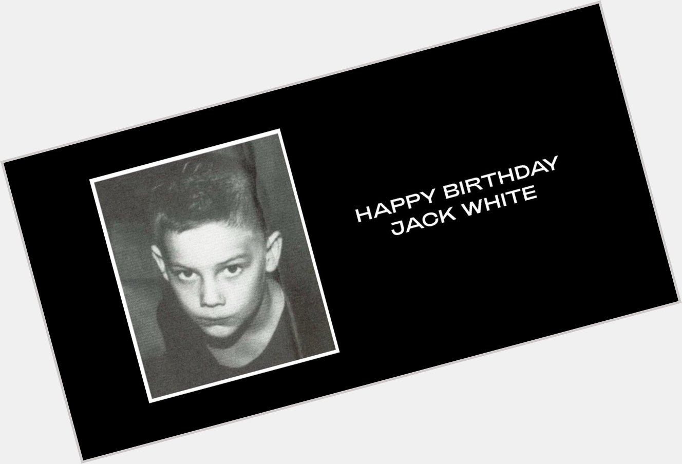 Beyoncé wishes Jack White a happy 46th birthday. 