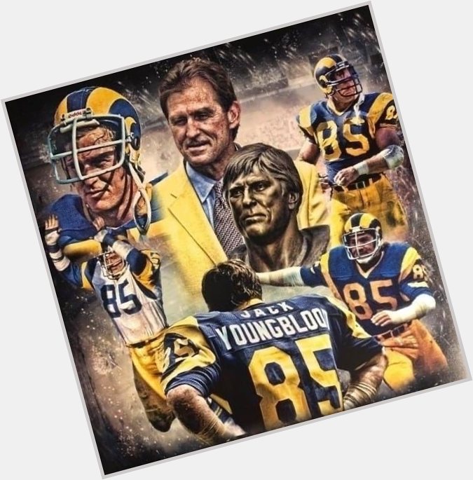 Happy birthday to a legend Jack Youngblood from the So Cal Rams booster club! We hope to see you soon. 