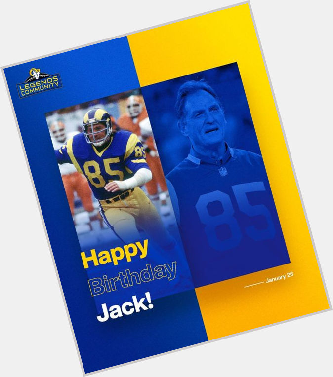 Happy birthday to HOFer + Rams Legend Jack Youngblood!! 