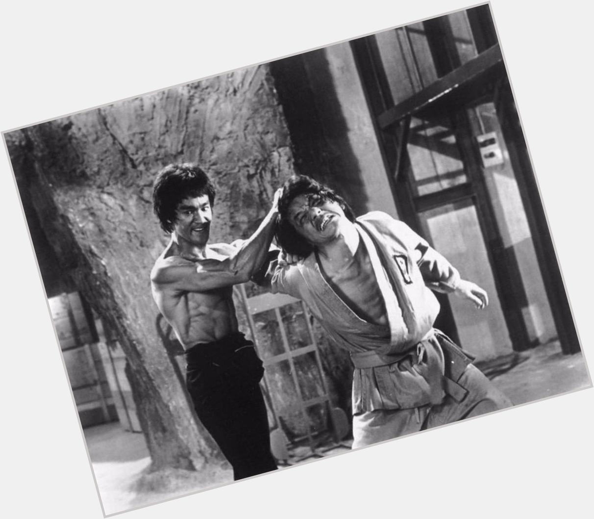 Bruce Lee wishing Jackie Chan a very Happy Birthday! You\re the man, Jackie. 