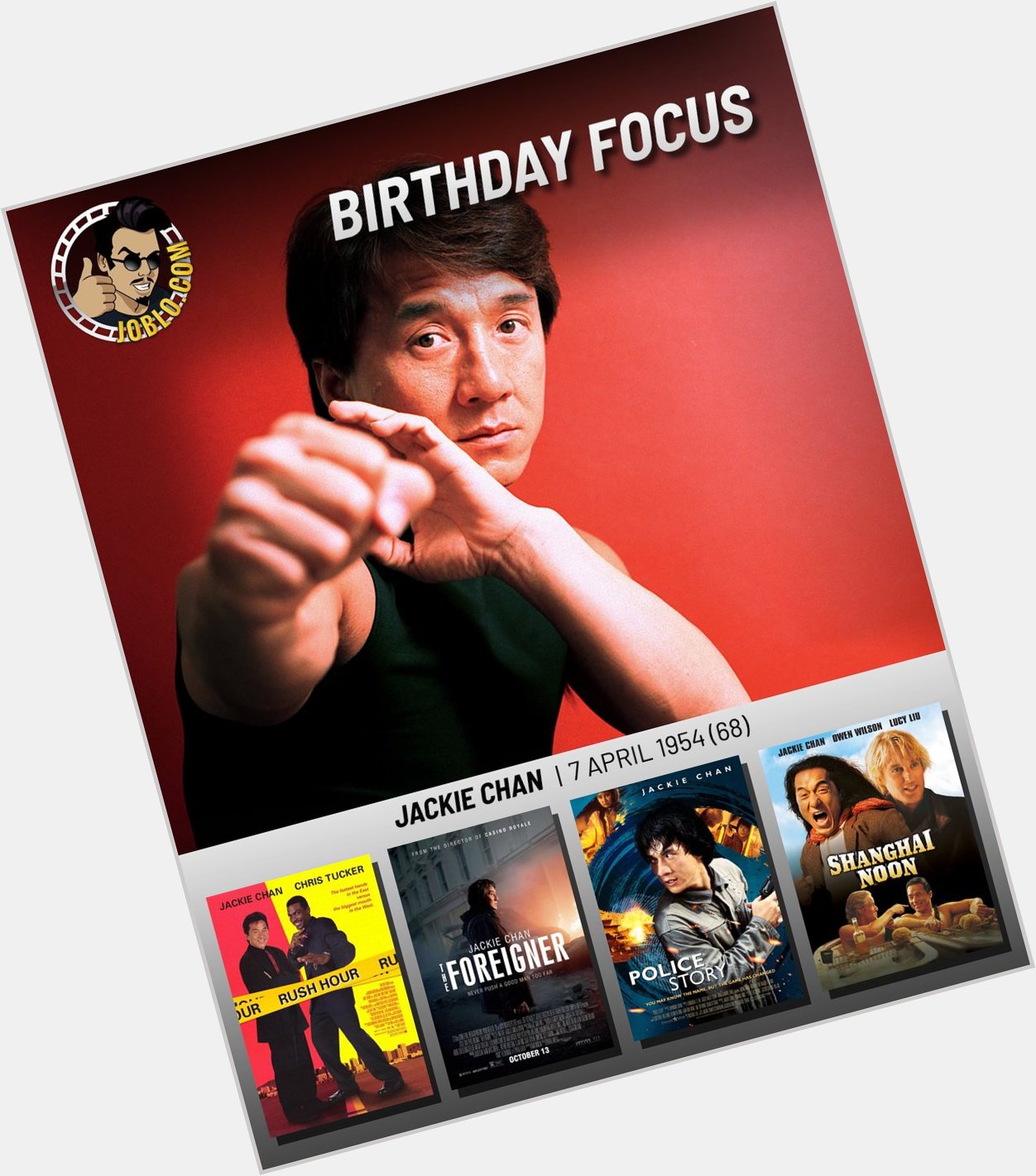 Happy birthday Jackie Chan! 