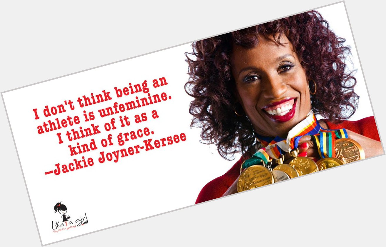 Happy Birthday Jackie Joyner Kersee. Considered the greatest female all-around athlete in history. 