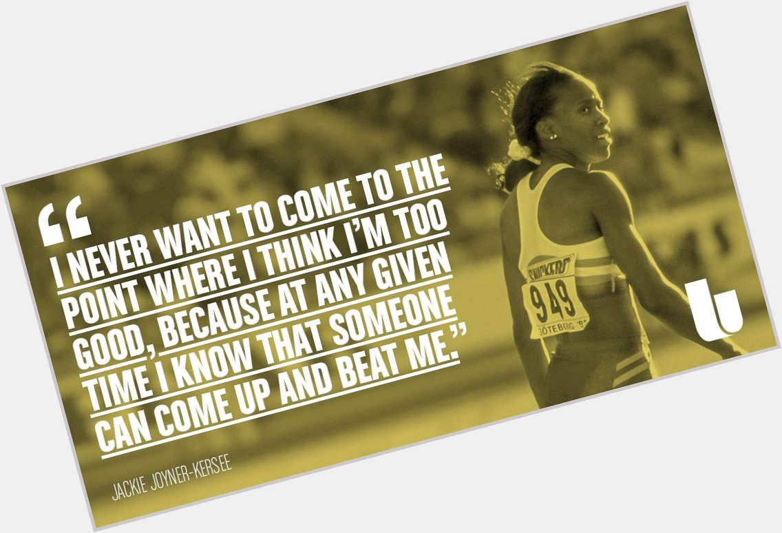 Happy birthday to 3-time Olympic gold medal champion and American hero, Jackie Joyner-Kersee. 