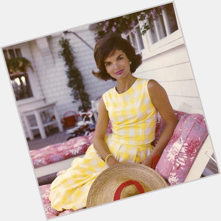 Happy birthday to the late great Jackie O. 